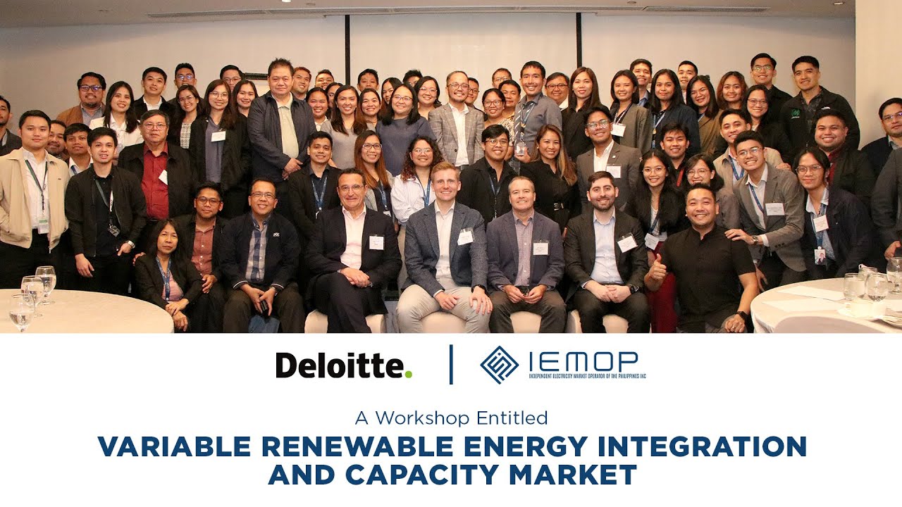 IEMOP and Deloitte Workshop - Variable Renewable Energy Integration and Capacity Market