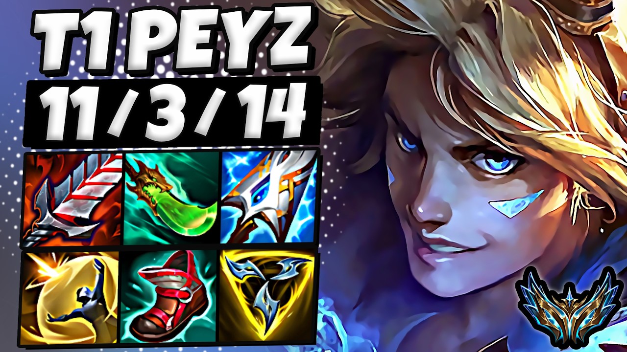 T1 Peyz Ezreal vs Corki [ ADC ] Korea Challenger 1995 LP | Patch 26.3
