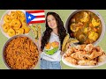 Eating Only Puerto Rican Food For A Day 🇵🇷 (quesitos, arroz con gandules, sancocho + more!)