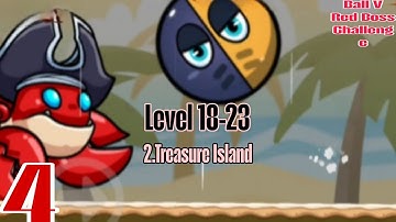 Ball V:Red Boss Challenge walkthrough level 18-23 "BOSS"