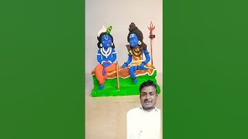 Shri Krishna Govind 🏵️ idol Making Clay Arts🙏🙏#shorts#krishnastatus#greenscreen#youtubeshorts
