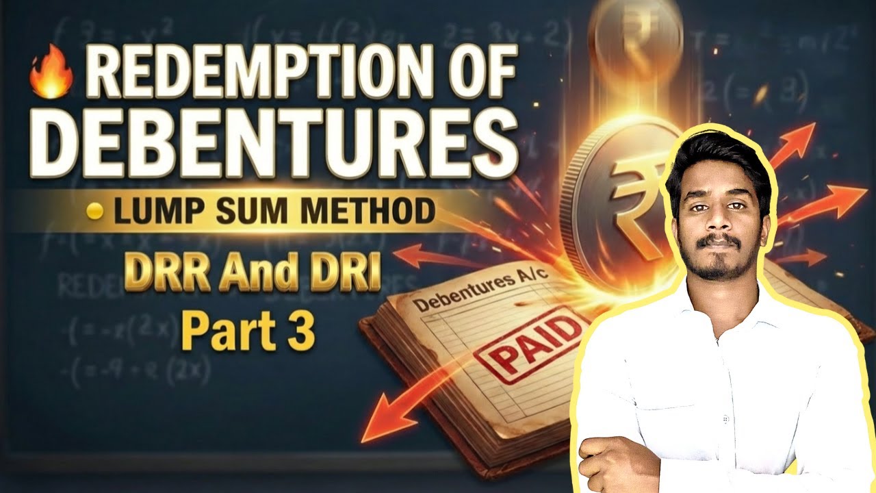 Redemption of Debentures Class 12 | DRR And DRI Question Solved | Listed vs Unlisted