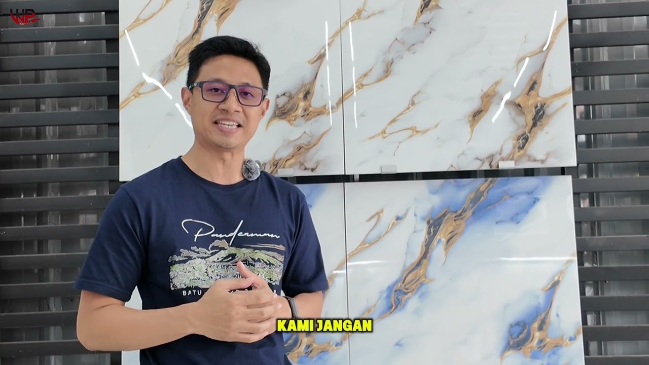 Granit Motif Corak Emas Dari Ikad Bikin Ruangan Jadi Glamor!