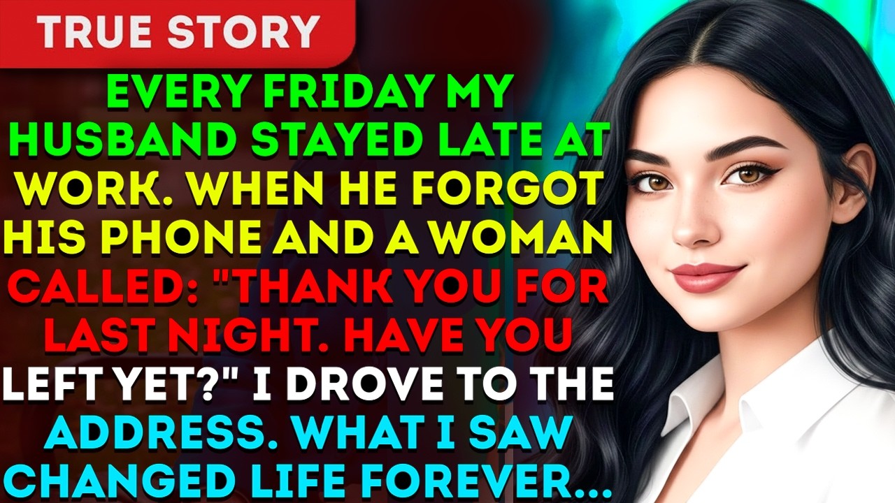 It was just a normal Friday morning when I found my husband's forgotten phone on the kitchen counter. I picked it up to drive it to him, and then a message lit up the screen. From a woman saved...