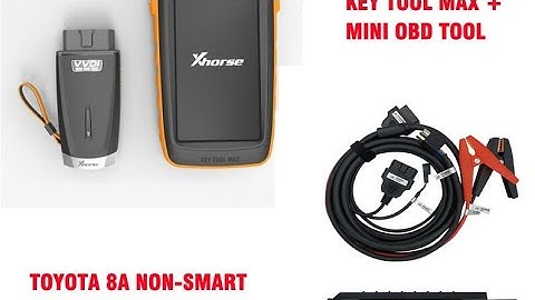 Toyota 8A H chip clone by xhorse vvdi key tools max