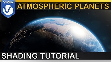 V-Ray | Create ATMOSPHERIC PLANETS using simple shaders