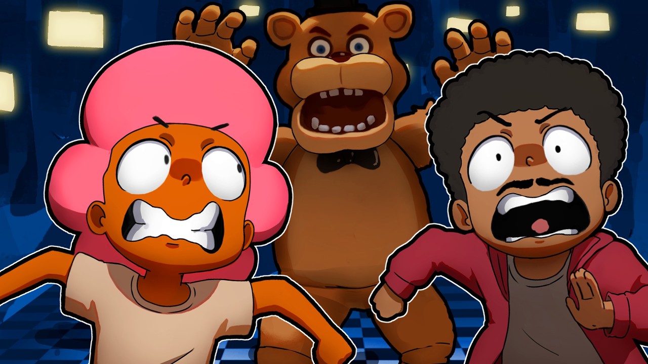 Two Idiots Beat FNAF 1 (ANIMATED)