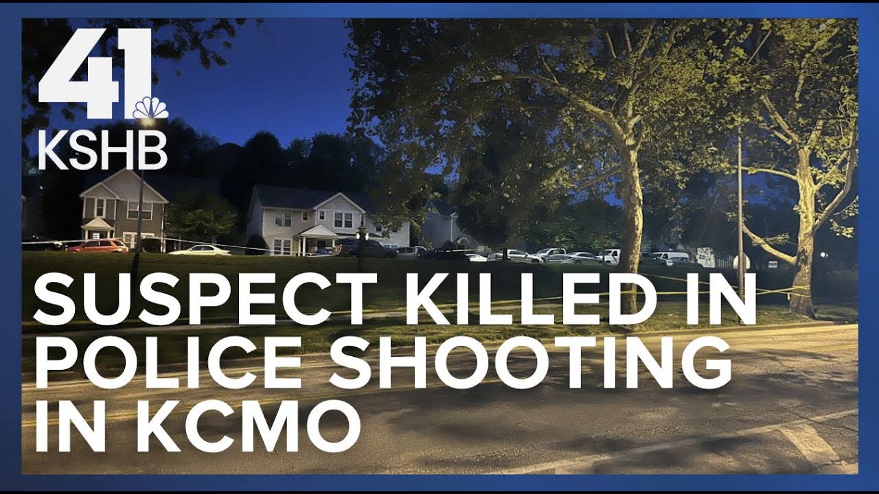 Suspect killed in police shooting in Kansas City, Missouri - YouTube