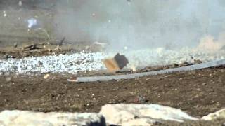Blowing up Gingerbread House. 308 Sniper Rifle