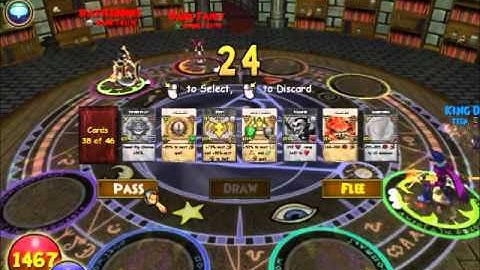 Wizard101 - Fighting Rattlebones and Lady Blackhope