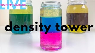 LAYERED LIQUIDS/DENSITY TOWER