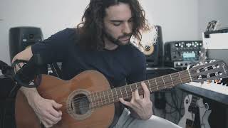 Pizzicati by Delibes for Solo Acoustic Guitar @MarkKlett