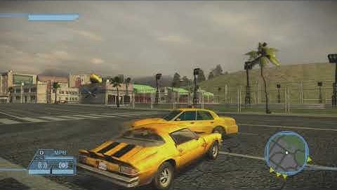 Transformers: The Game free roam through the Suburbs area part two