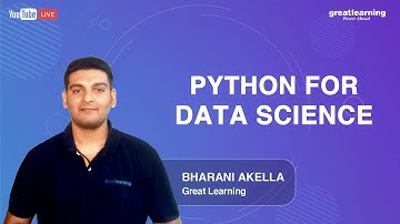 Python for Data Science | Python Programming | Python For Beginners | Great Learning
