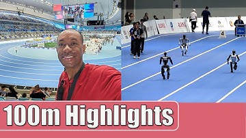 100m Highlights | World Humanoid Robot Games 2025 | Day 2