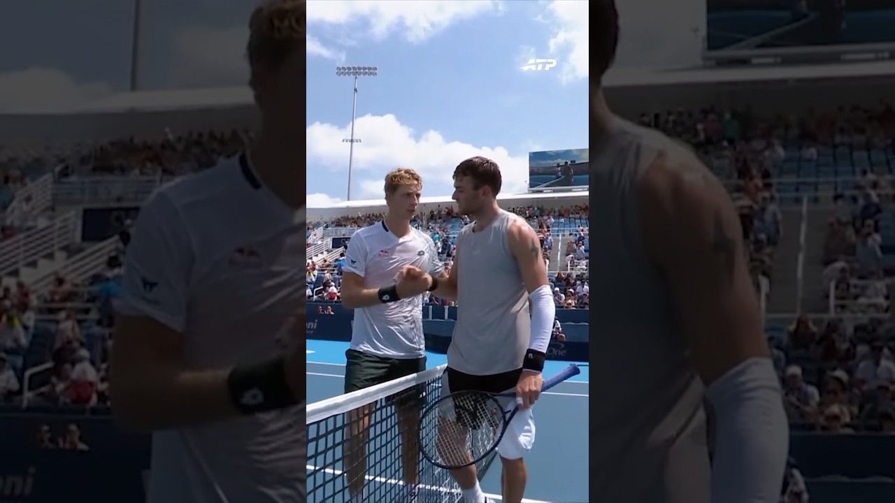 Martin Landaluce made a WINNING start to his #CincyTennis campaign 👏