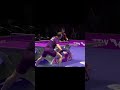 Simon Gauzy around the net shot #tabletennis #pingpong #wtt #ittf #shorts