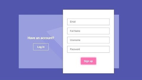 How To Create Sign in and  Sign Up Login Form Using Bootstrap