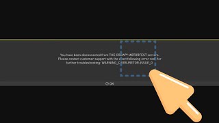 THE CREW MOTORFEST Error WARNING_CARBURETOR-ISSUE_0 How To Fix This Error