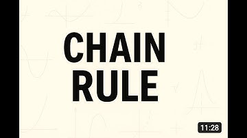 Calculus 1｜Chain Rule in 10mins 链式法则