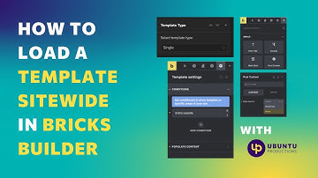 How to load a template sitewide in Bricks Builder [Bricks Basics 🚀 Bricks Tutorial]