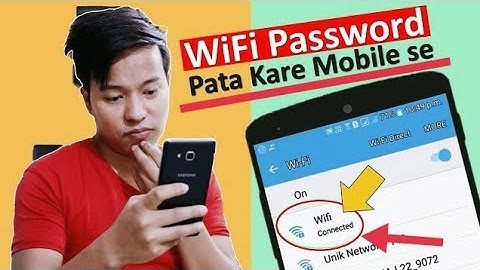 How to View WiFi Passwords on Android Mobile Without Root and Root Method?wifi password pata kare