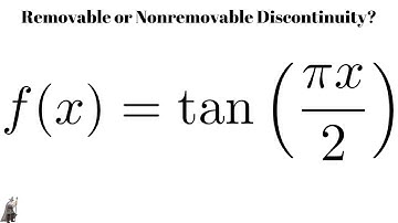 Removable or Nonremovable Discontinuity? Trigonometric Function Example