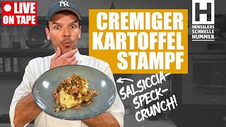 Cremiger Kartoffelstampf mit Salsiccia-Speckcrunch