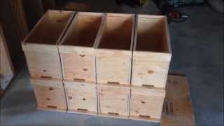 5 Frame Nuc – D. Coates Version Bait Hives http://www.beesource.com/build-it-yourself/5-frame-nuc-d-coates-version/ If you don