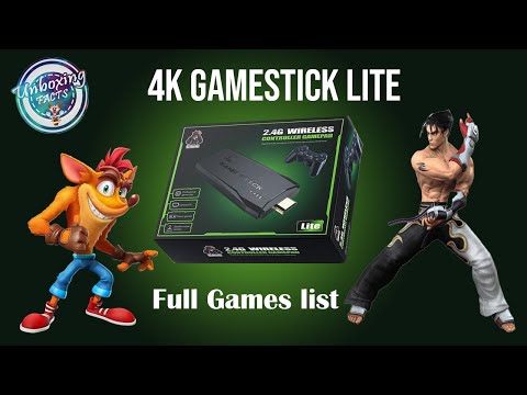 Game Stick 4k - Lista de jogos - MySeller