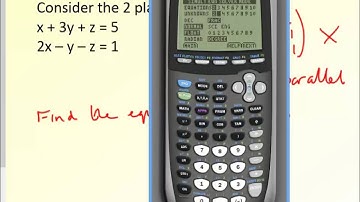 Intersection of 2 planes