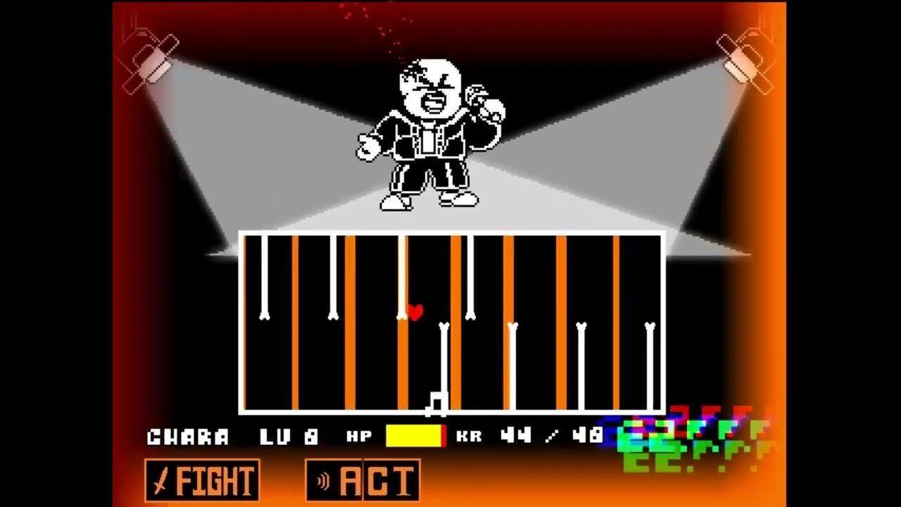 DustNuts Phase3 Sans&Papyrus battle! ~DELGAME[Unknown]~ [Demo,undertale fangame]