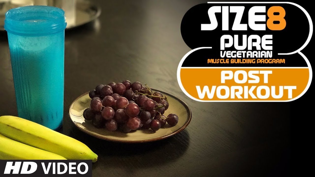 SIZE 8 - Post Workout Drink (NO Supplement) | Pure Vegetarian Muscle Building Program by Guru Mann