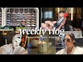 Weekly vlog updated makeup routine shopping trip  cosy night in