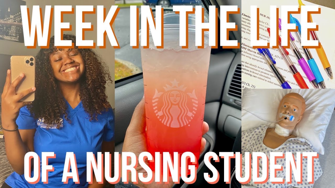 week in the life of a NURSING STUDENT | first semester | clinicals ...