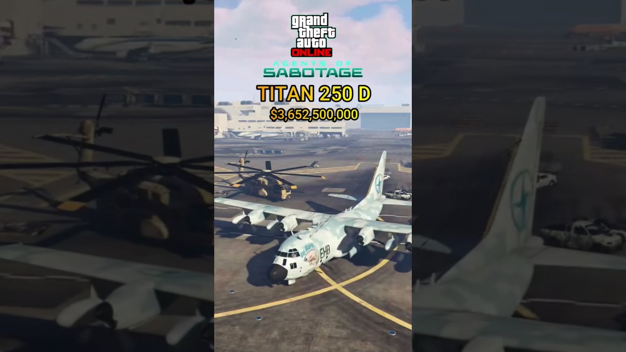 TITAN 250 D O NOVO AVI O MILITAR DO GTA ONLINE YouTube 