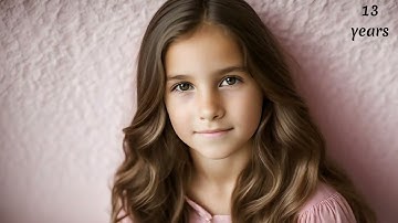 0 to 100 Years Italian Girl Emotional Time Lapse Story with Ai #girl #timelapse #aging