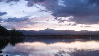 Colorado Sunset Lake Reflections Time Lapse