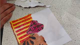 'Our World' gel printing Workshop | exploring West African and Japanese textile patterns