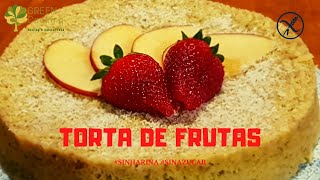 Torta 1, 2, 3 De Futas Sin Horno Sin Harina Y Sin Azúcar Facil Y Rapida