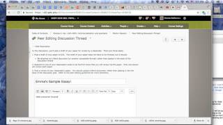 inserting word document into discussion thread