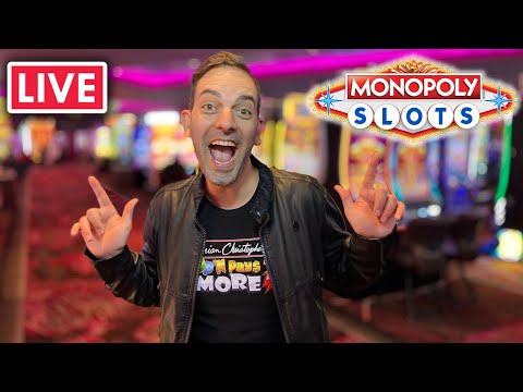 LIVE ? MONOPOLY Slots at the Casino! ? Play with Me!