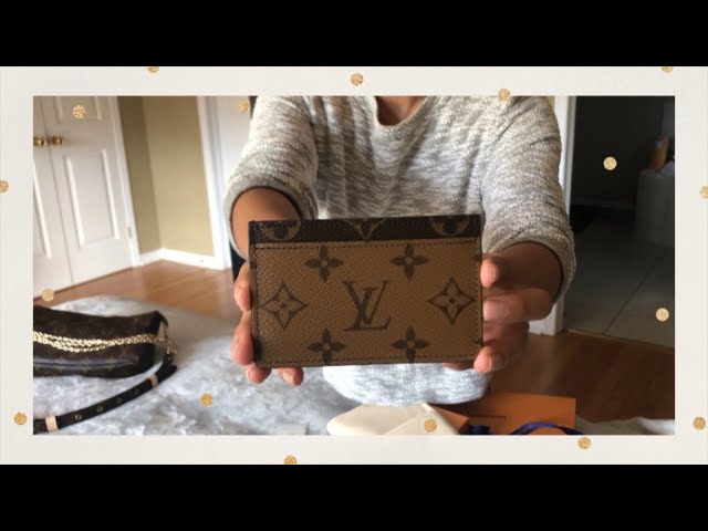 Louis Vuitton Card Holder Monogram Reverse autres Toiles Monogram