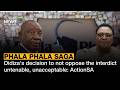 Phala Phala Saga | Didiza's decision to not oppose the interdict untenable, unacceptable: ActionSA