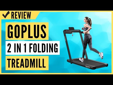 Goplus 2 in 1 Folding Treadmill with Dual Display, 2.25HP Under Desk Electric Pad Treadmill Review