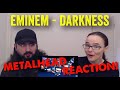 Darkness - Eminem (REACTION! by metalheads)