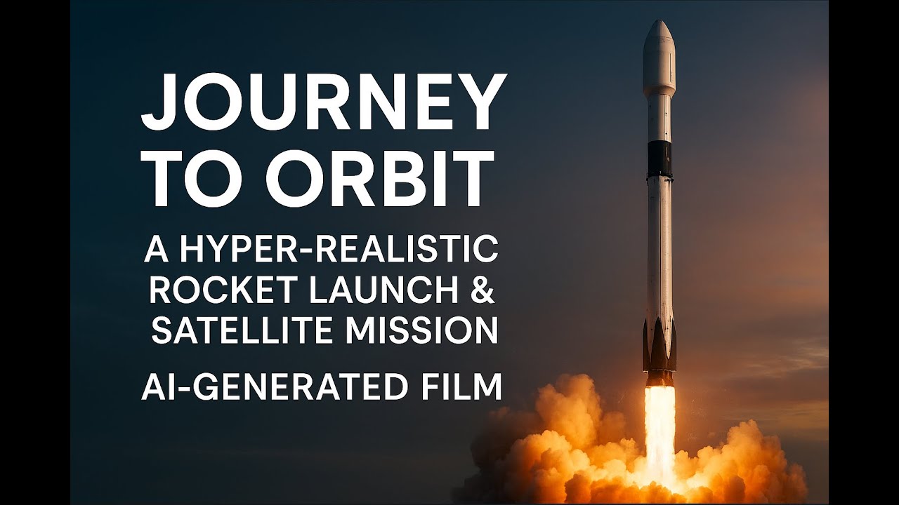 “Journey to Orbit: A Hyper-Realistic Rocket Launch & Satellite Mission | AI-Generated Film