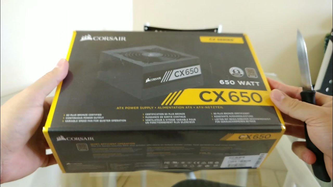 Unboxing Corsair CX 650W 