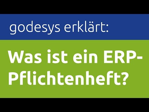 ERP Erklärbär: Was ist ein Pflichtenheft? - Das godesys ERP-Lexikon