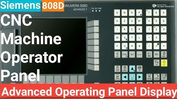 CNC Machine Operator Panel Part Introduction | Display Part And Name #shorts